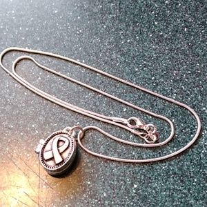 Ribbon of hope Locket.